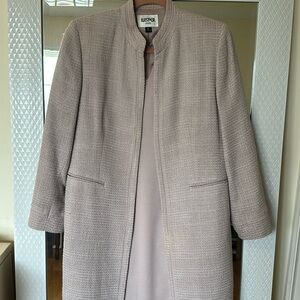 Kasper dress with matching long topper